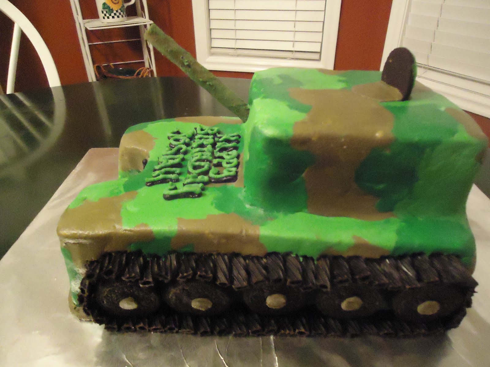 Army Birthday Cake
 Cat s Cake Creations Army Tank Birthday