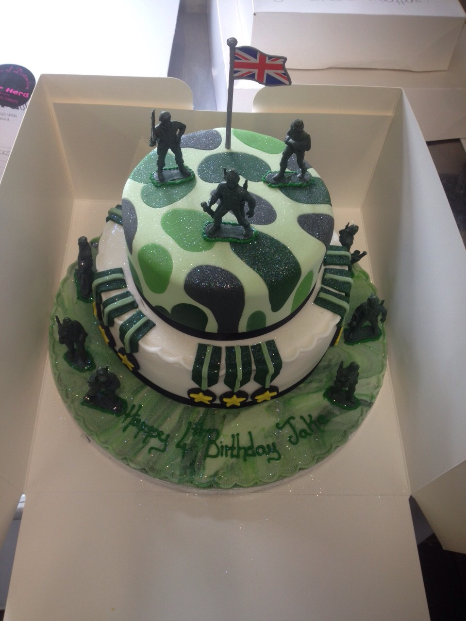Army Birthday Cake
 Army Theme Cake Peter Herd