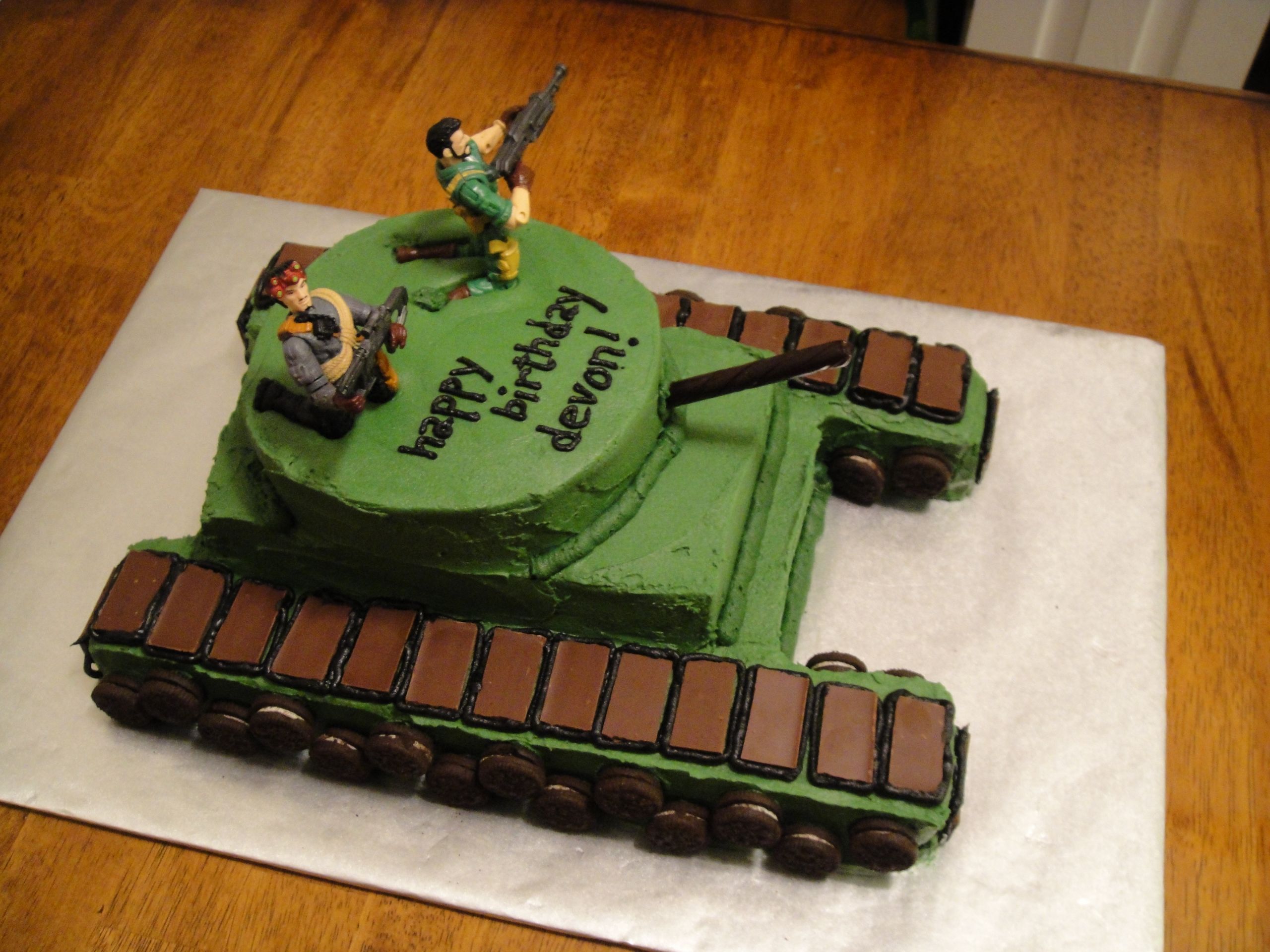 Army Birthday Cake
 More Buttercream Birthday Fun