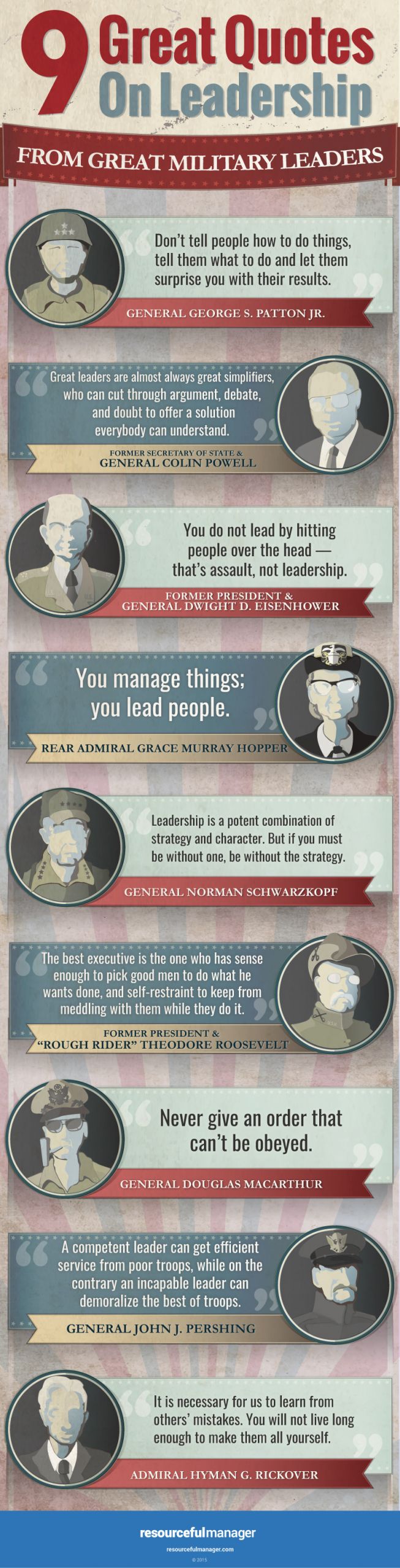 Army Leadership Quotes
 9 Leadership Quotes From Great Military Leaders [Infographic]