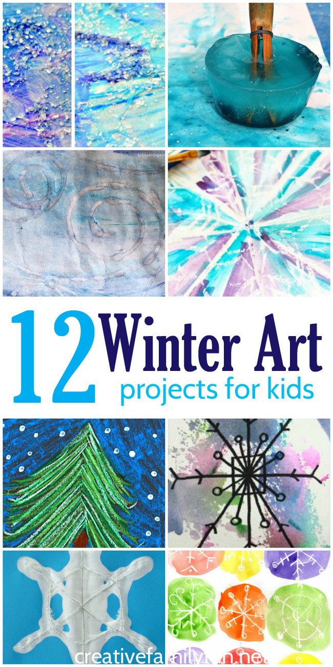 Art Activities For Kids
 Creative Family Fun 12 of the Best Winter Art Projects