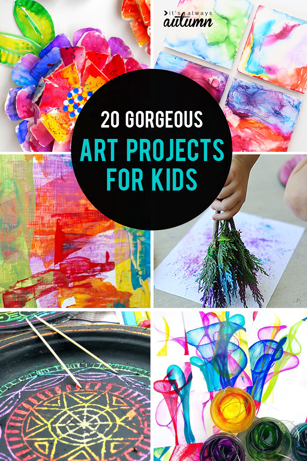 Art Activities For Kids
 20 easy art projects for kids that turn out AMAZING It