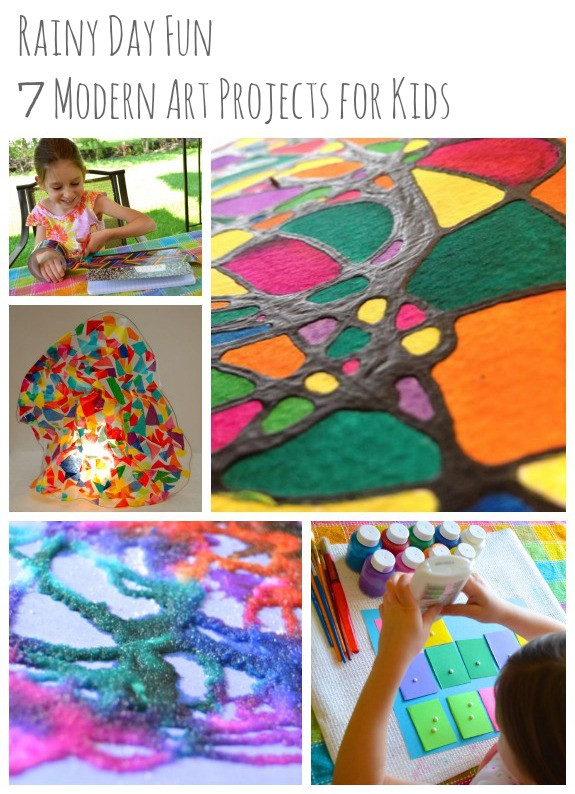 Art Activities For Kids
 Rainy Day Fun 7 Modern Art Projects for Kids Inner