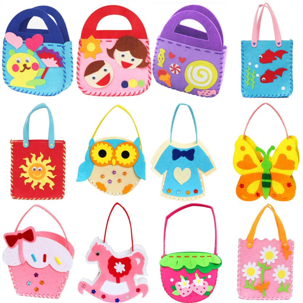 Art Craft For Kids
 Non woven Cloth Cartoon Animal Flower Handmade Kids