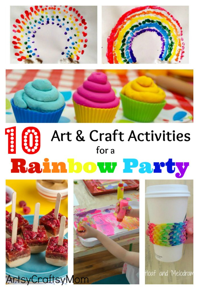 Art Craft For Kids
 10 Art and Craft Activities for a Rainbow Party Artsy