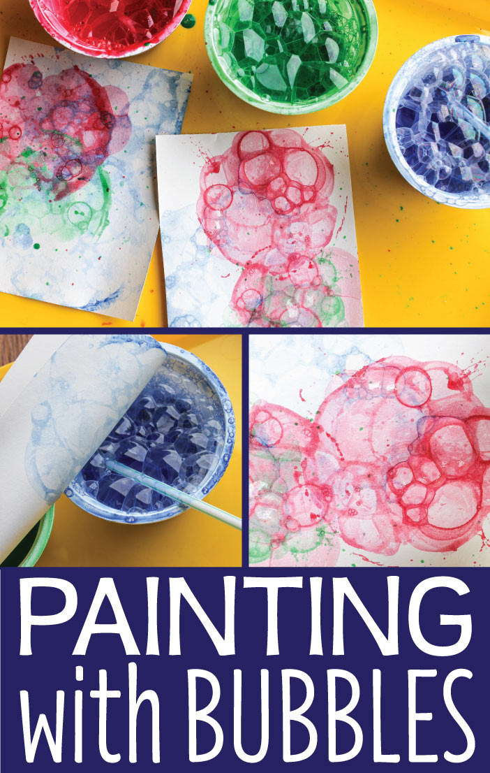 Art Project Ideas For Kids
 Art Activities for Kids Painting with Bubbles Early