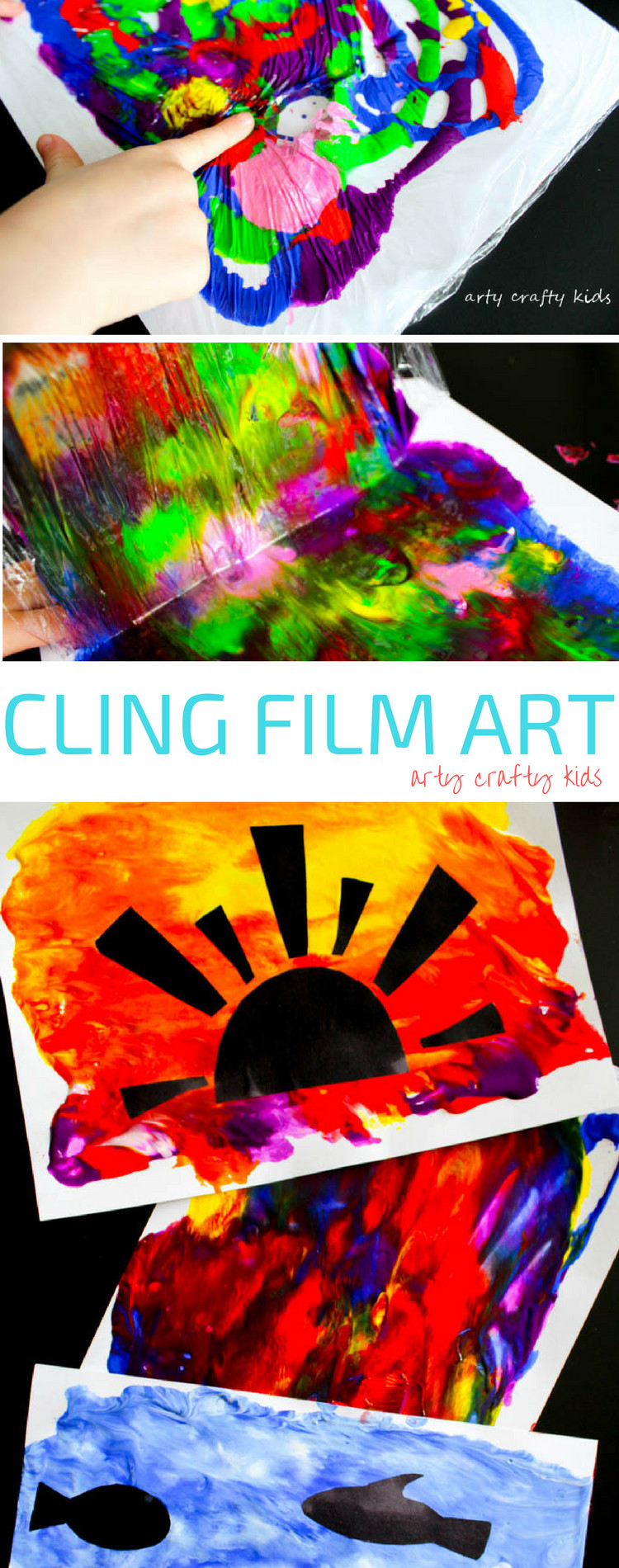 Art Projects For Little Kids
 Cling Art