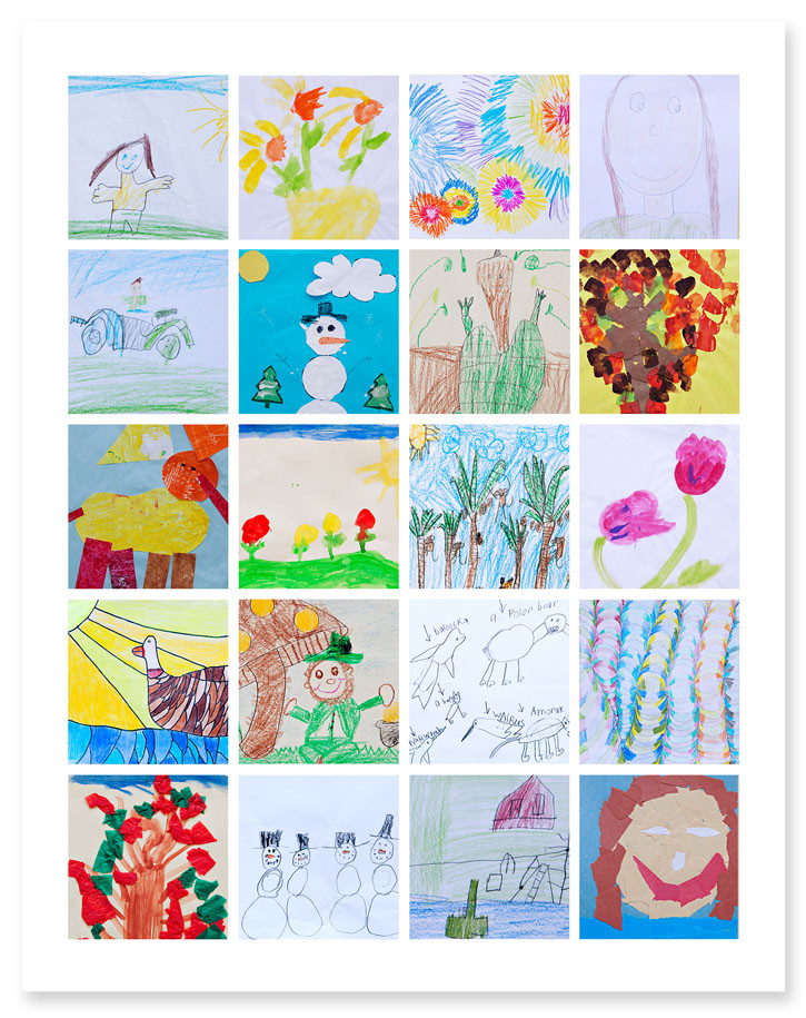 Art Work For Kids
 Ways to organize and Display Kids Artwork