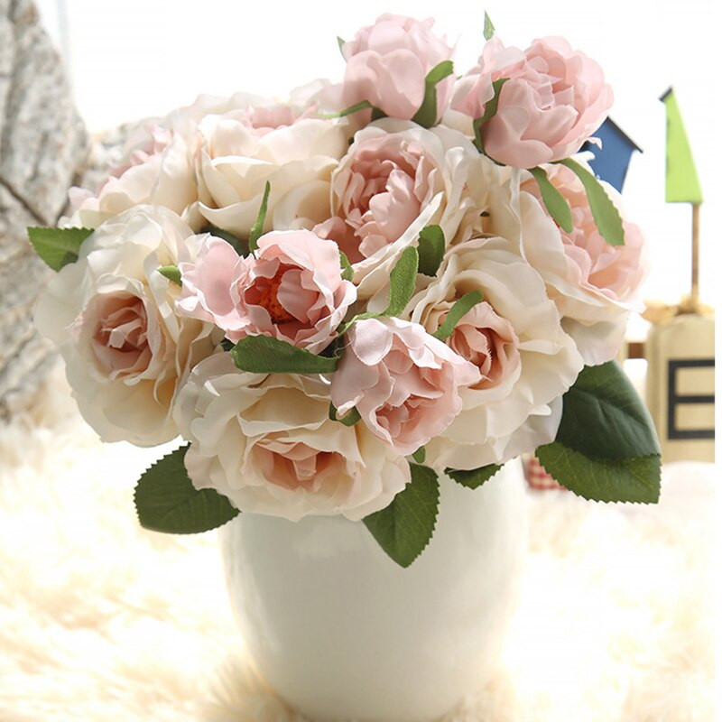 Artificial Flowers For Wedding
 Rose Artificial Flowers Wedding Flower Bridal Bouquet Fake