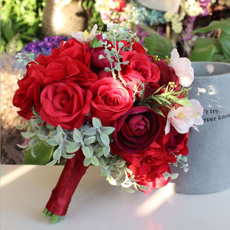 Artificial Flowers For Wedding
 2018 Creative Fashion Wedding Bouquet Bridal Bridesmaid