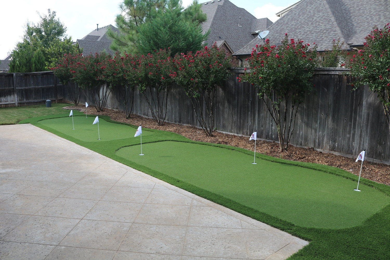 Artificial Putting Green Backyard
 Synthetic Putting Greens & Tee Lines NexGen Lawns
