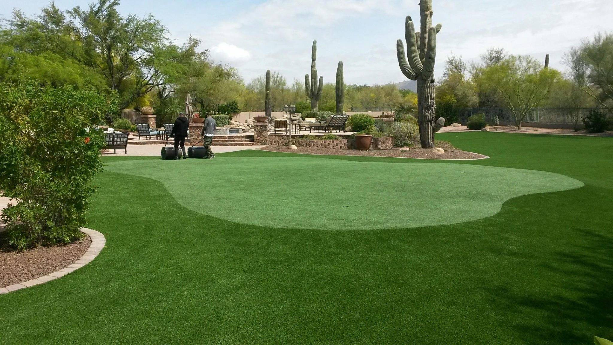 Artificial Putting Green Backyard
 Paradise Valley AZ Putting Greens Artificial Grass