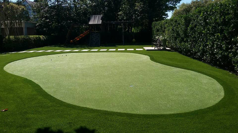 Artificial Putting Green Backyard
 Salt Lake City Synthetic Grass and Golf Greens