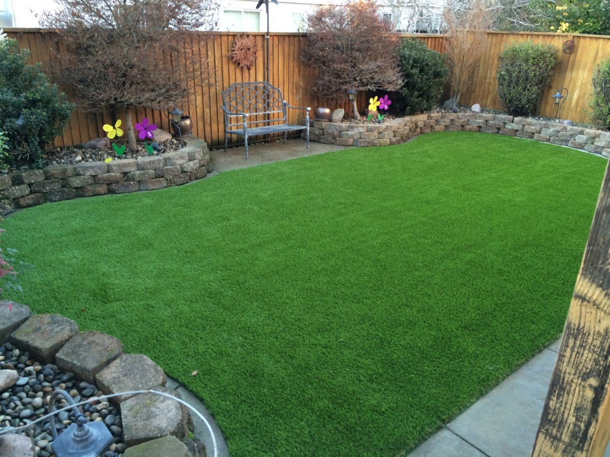 Artificial Turf Backyard
 Livermore CA Backyard Synthetic Grass Forever Greens