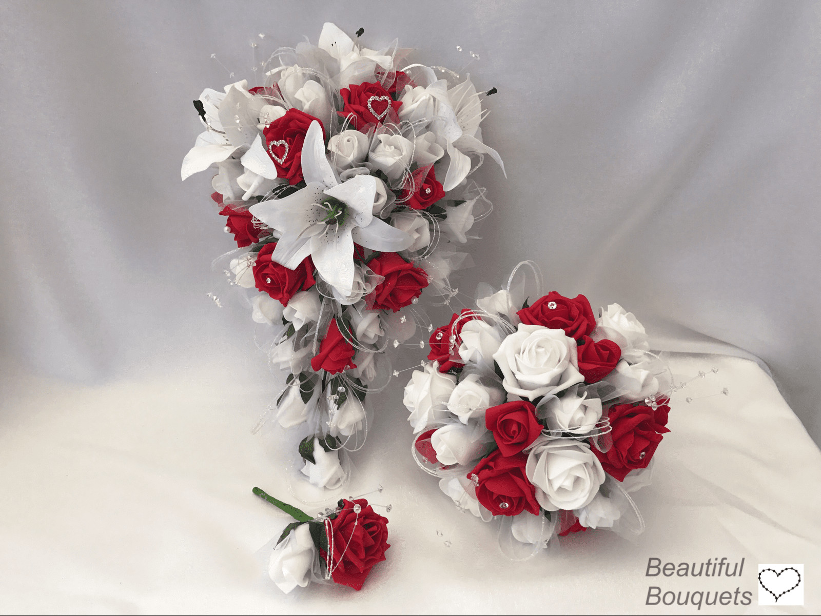 Artificial Wedding Flowers
 Artificial Wedding Flowers Package Star Lillies Roses 2