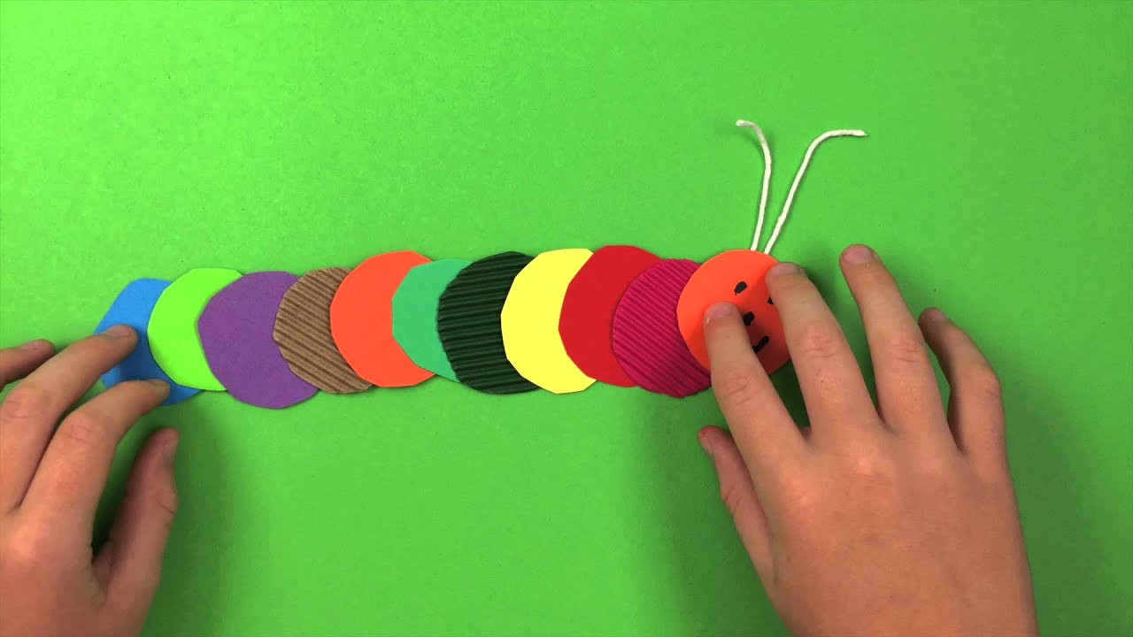 Arts And Crafts Easy Ideas For Kids
 How to make a paper Caterpillar