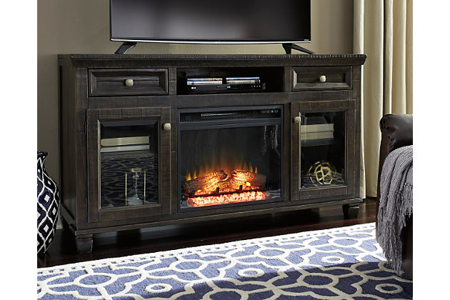 Ashley Furniture Electric Fireplaces
 Townser 62" TV Stand with Electric Fireplace