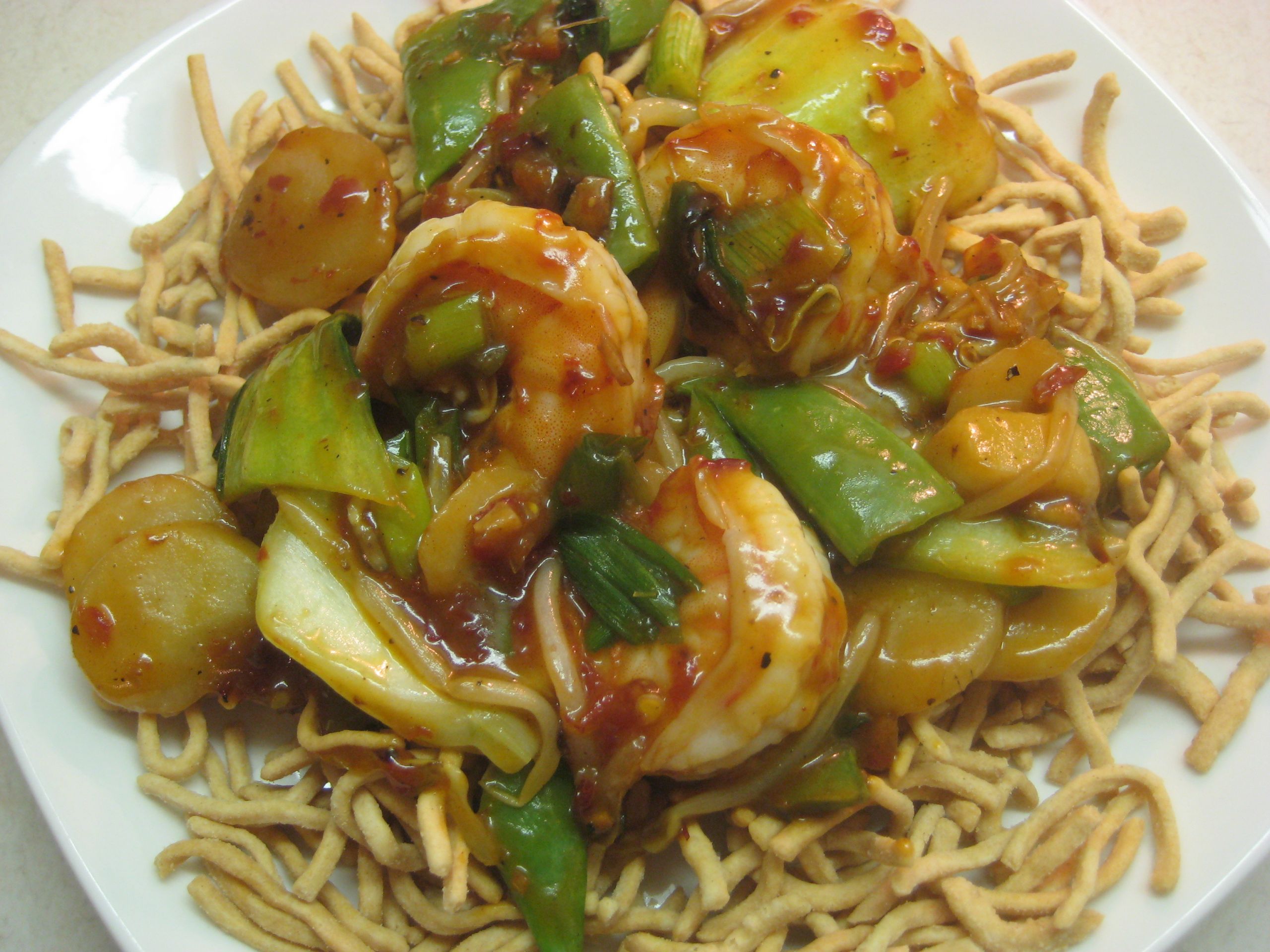 Asian Shrimp Noodles
 Asian Shrimp and Noodles