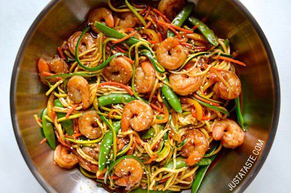 Asian Shrimp Noodles
 Asian Zucchini Noodle Stir Fry with Shrimp