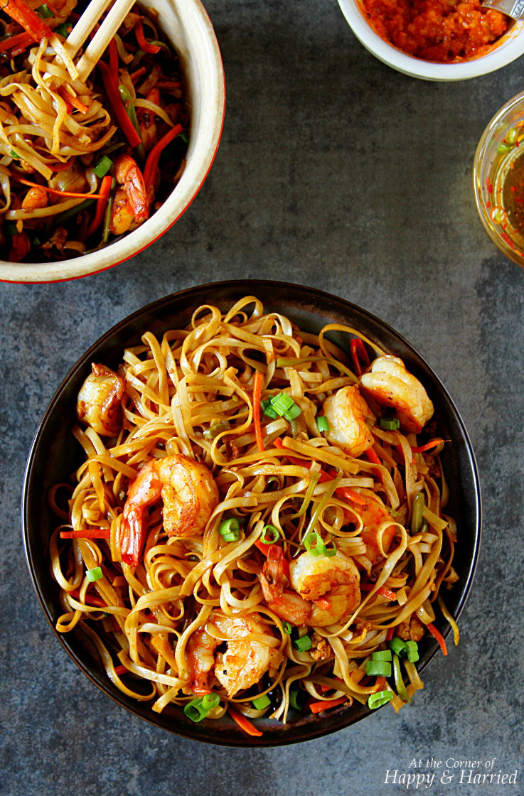 Asian Shrimp Noodles
 Shrimp Hakka Noodles