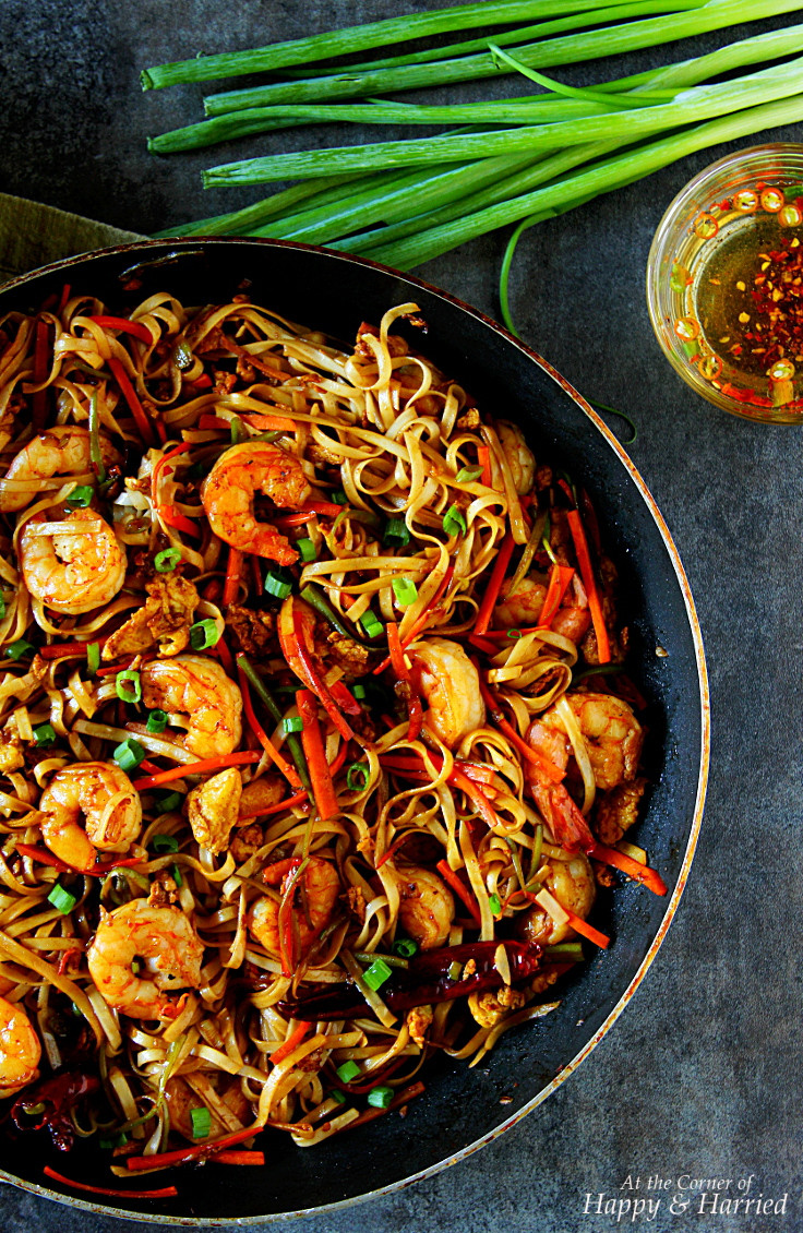 Asian Shrimp Noodles
 Shrimp Hakka Noodles