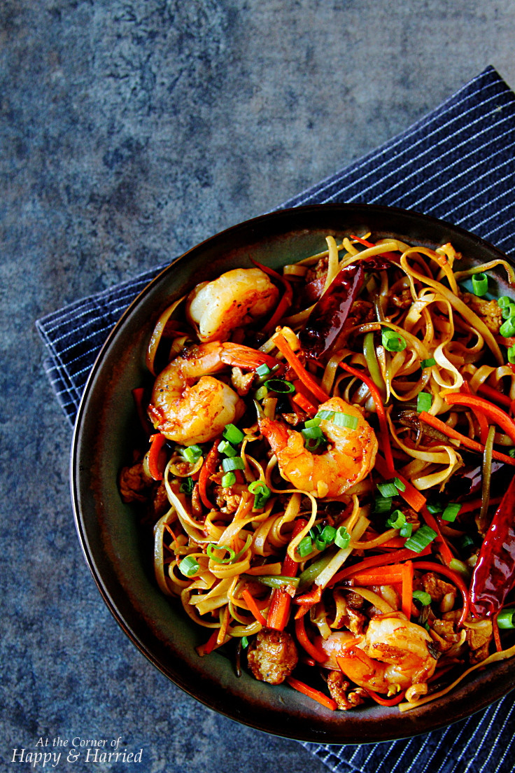 Asian Shrimp Noodles
 Shrimp Hakka Noodles