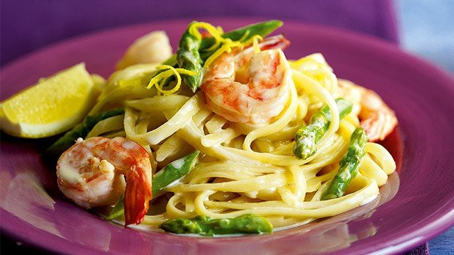 Asparagus Shrimp Pasta
 Shrimp and Asparagus Pasta Recipe