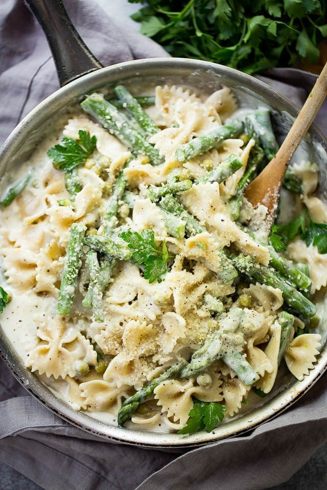 Asparagus Shrimp Pasta
 Creamy Asparagus Pasta Recipe Diethood