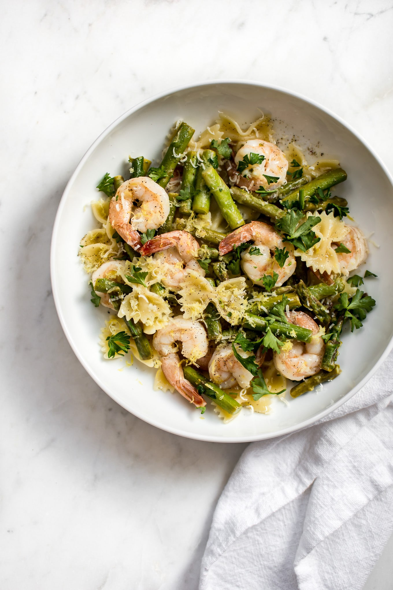 Asparagus Shrimp Pasta
 Healthy Shrimp and Asparagus Pasta Recipe • Salt & Lavender