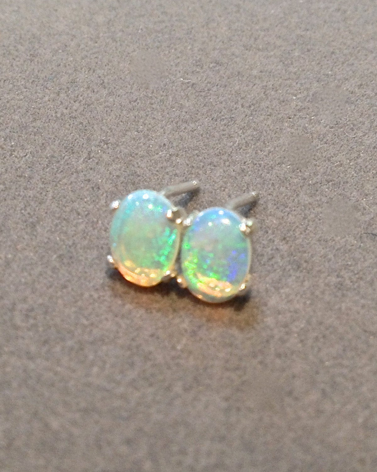 Australian Opal Earrings
 Australian Opal Earrings Crystal Opal Stud Earrings by