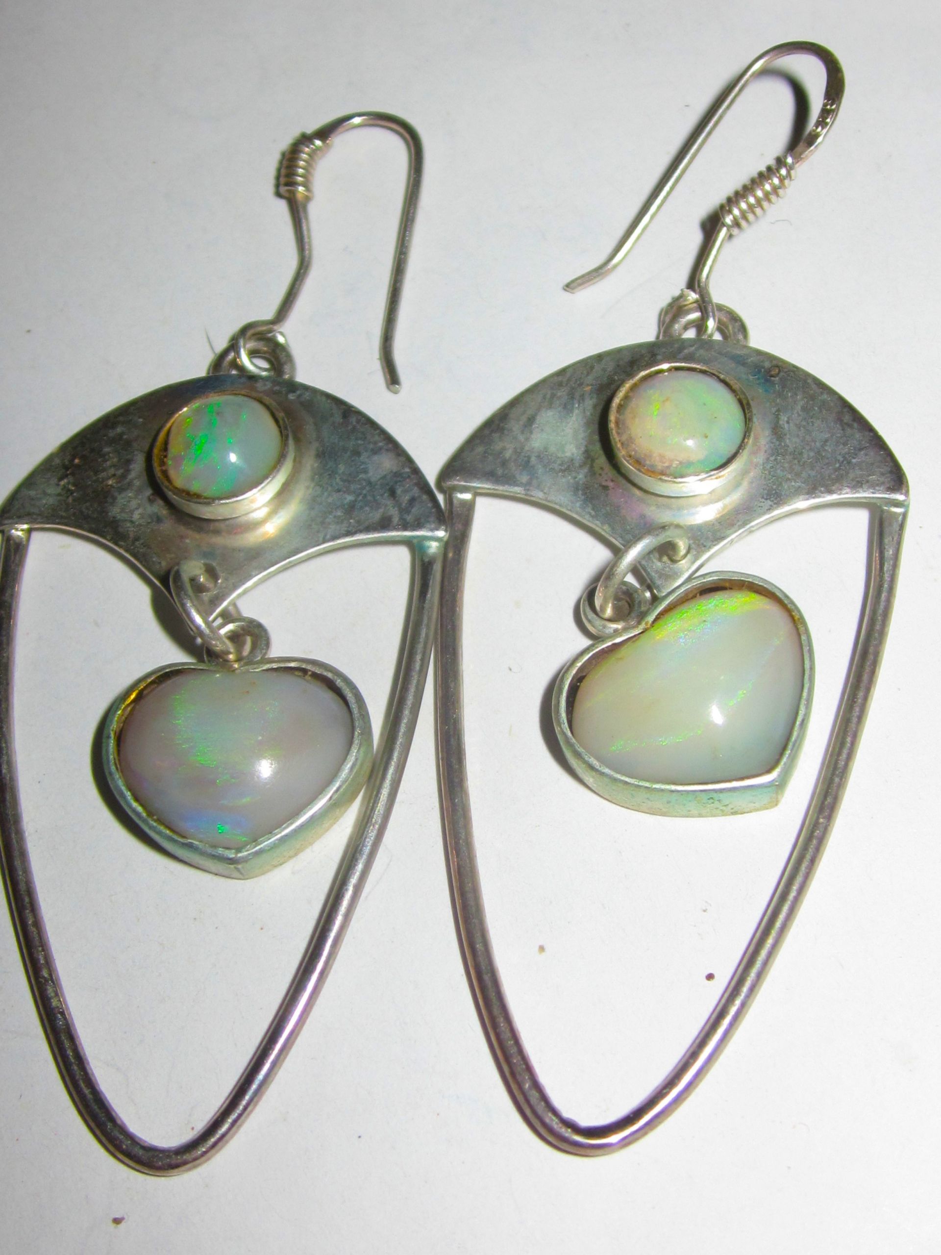 Australian Opal Earrings
 Opal earrings Australian opal earrings handmade earrings