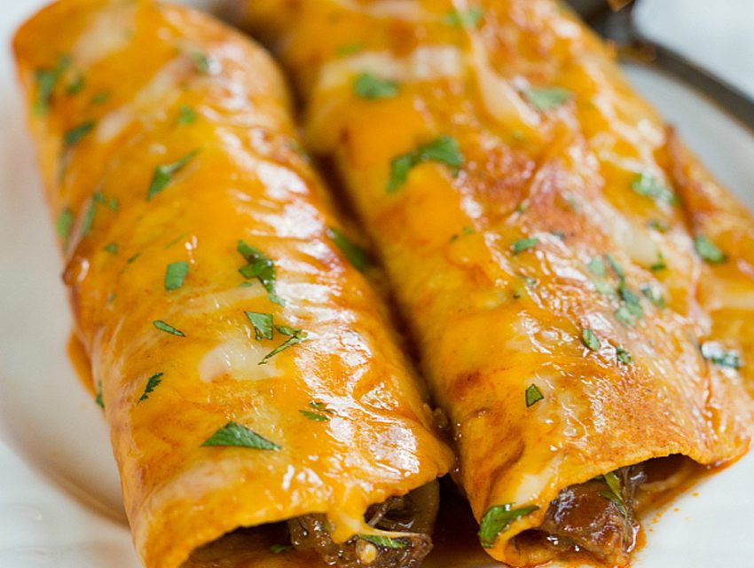 Authentic Mexican Enchiladas
 Beef Enchiladas Mexipes