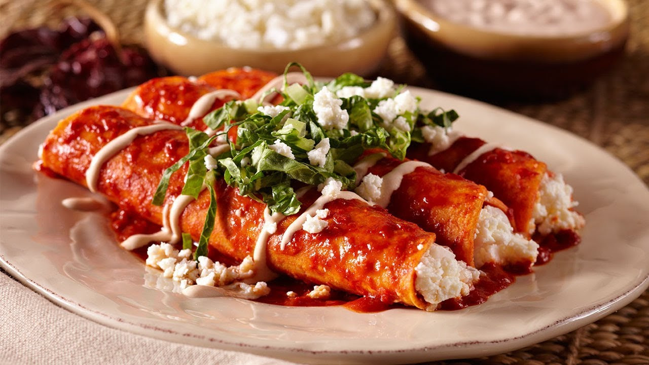 Authentic Mexican Enchiladas
 Authentic Queso Fresco Enchiladas