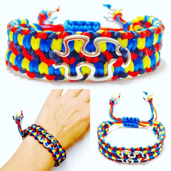 Autism Awareness Bracelet
 Autism Awareness Bracelet Autism Awareness Macrame Bracelet