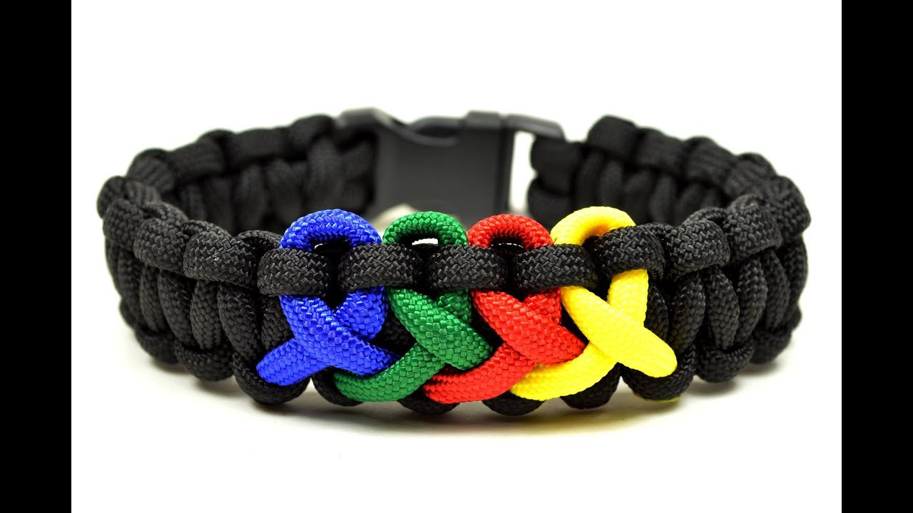 Autism Awareness Bracelet
 Make an Autism Awareness Paracord Bracelet