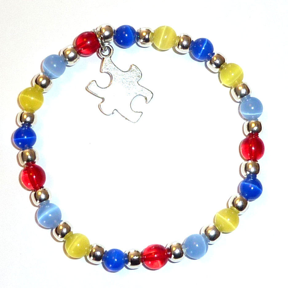 Autism Awareness Bracelet
 Autism Awareness Bracelet Stretch 6mm