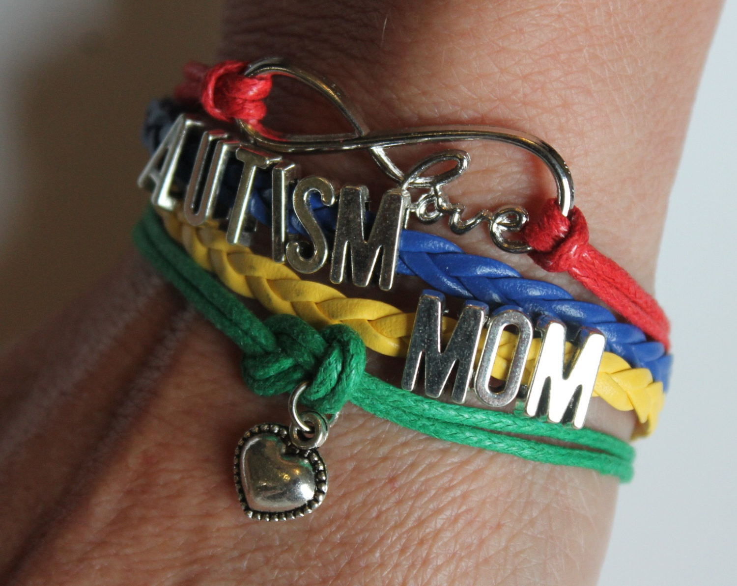 Autism Awareness Bracelet
 Autism Mom Autism Awareness Bracelet by AmysBubblingBoutique