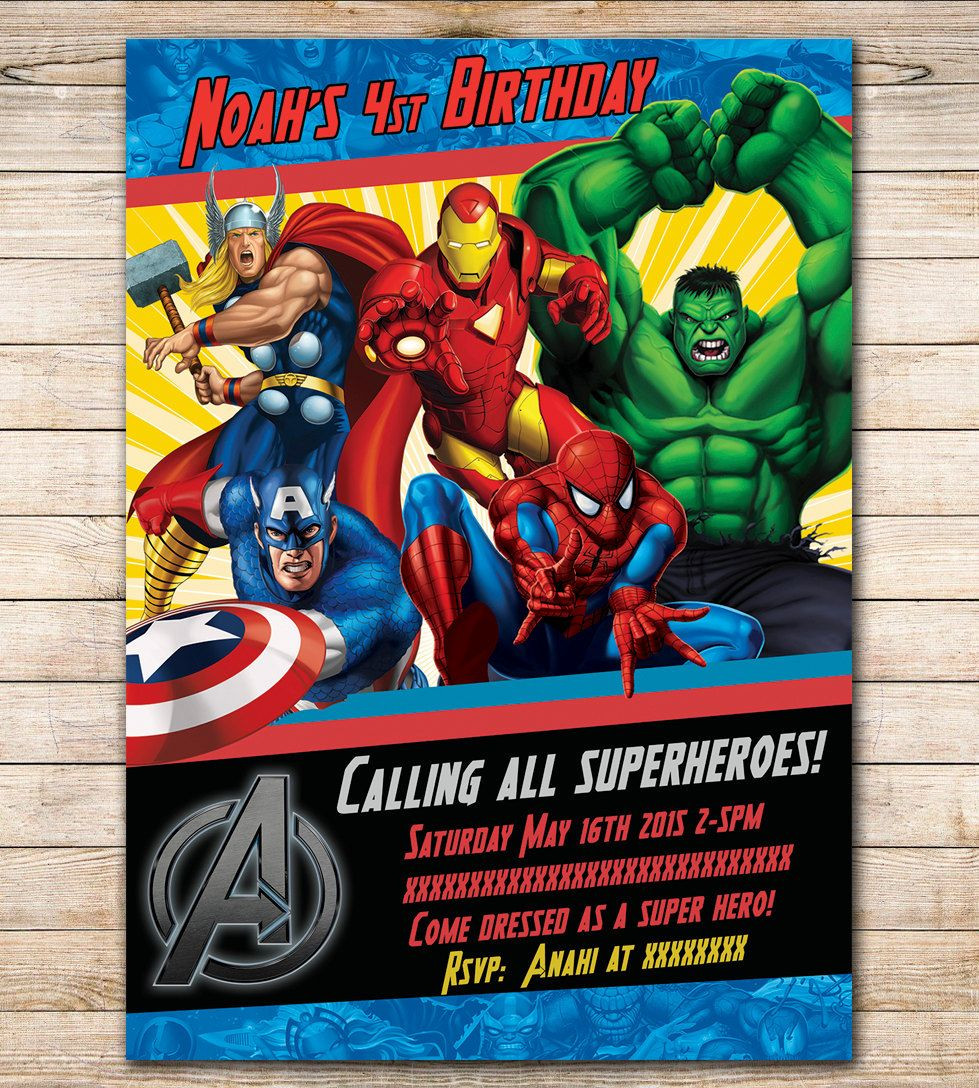 Avengers Birthday Invitation
 avengers birthday invitation Google Search Visit to