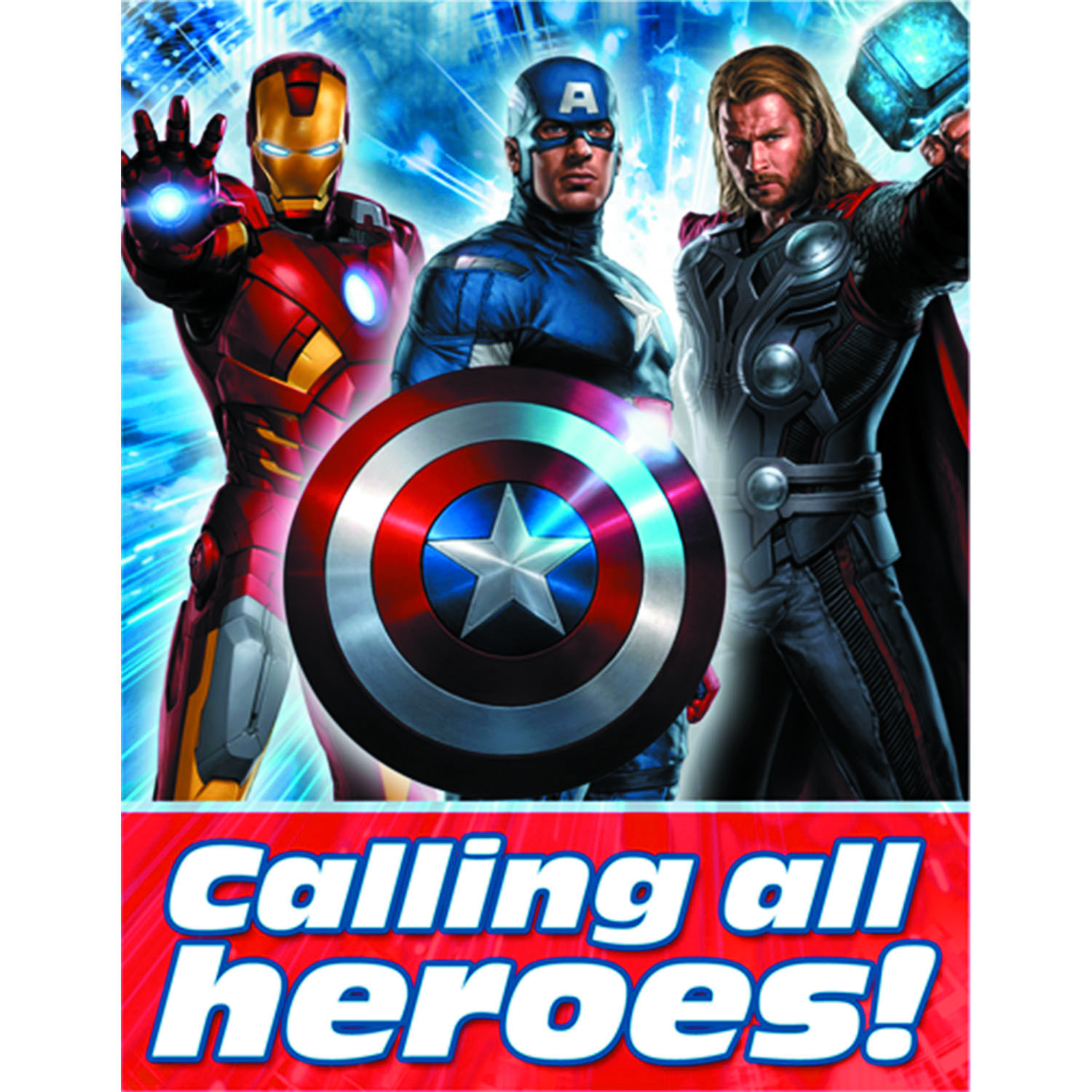 Avengers Birthday Invitation
 PREVIEWSworld AVENGERS PARTY INVITATIONS 8PK C 0 1 3