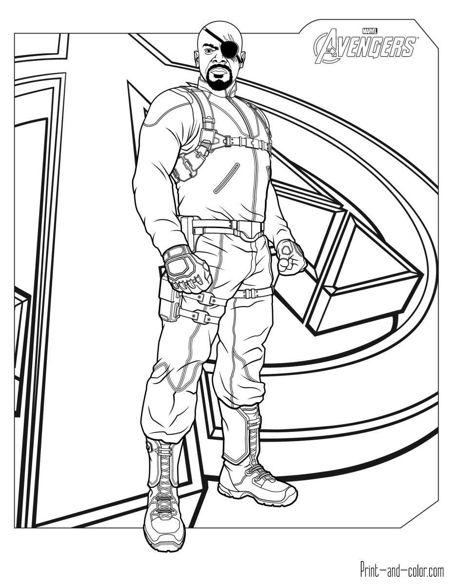 Avengers Coloring Pages For Kids
 Avengers coloring pages