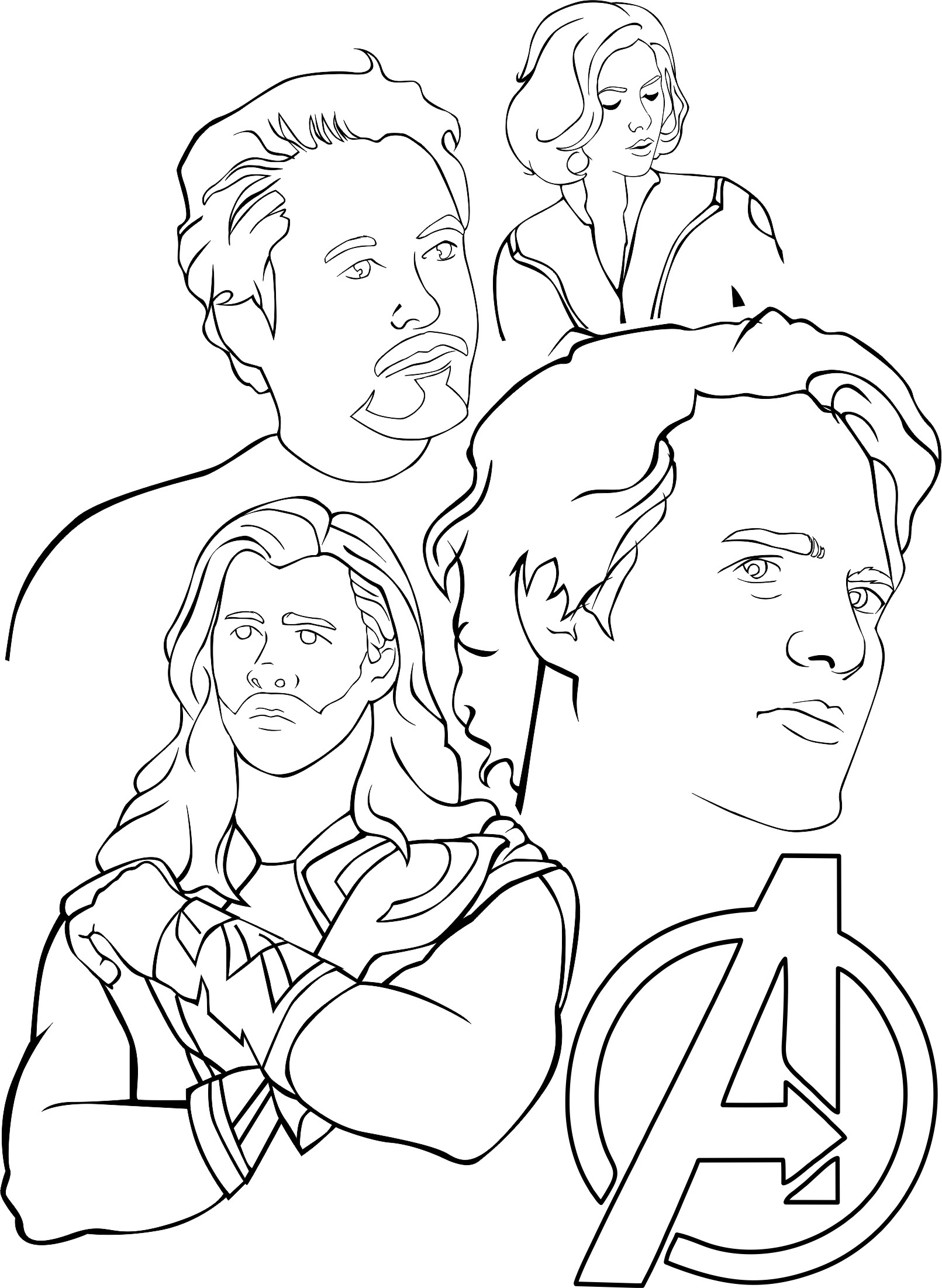 Avengers Coloring Pages For Kids
 avengers coloring pages free printable avengers coloring