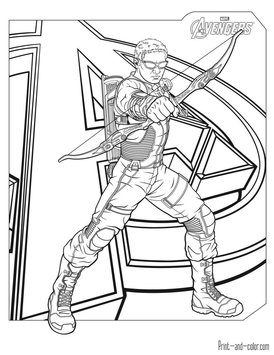 Avengers Coloring Pages For Kids
 Avengers coloring pages