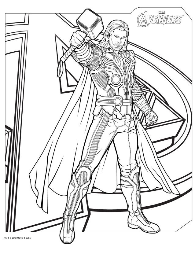 Avengers Coloring Pages For Kids
 Avengers Coloring Pages Best Coloring Pages For Kids