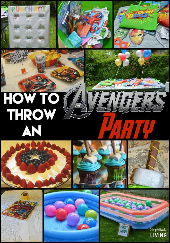 Avengers Themed Birthday Party Ideas
 How to Throw an Avengers Themed Party Simplistically