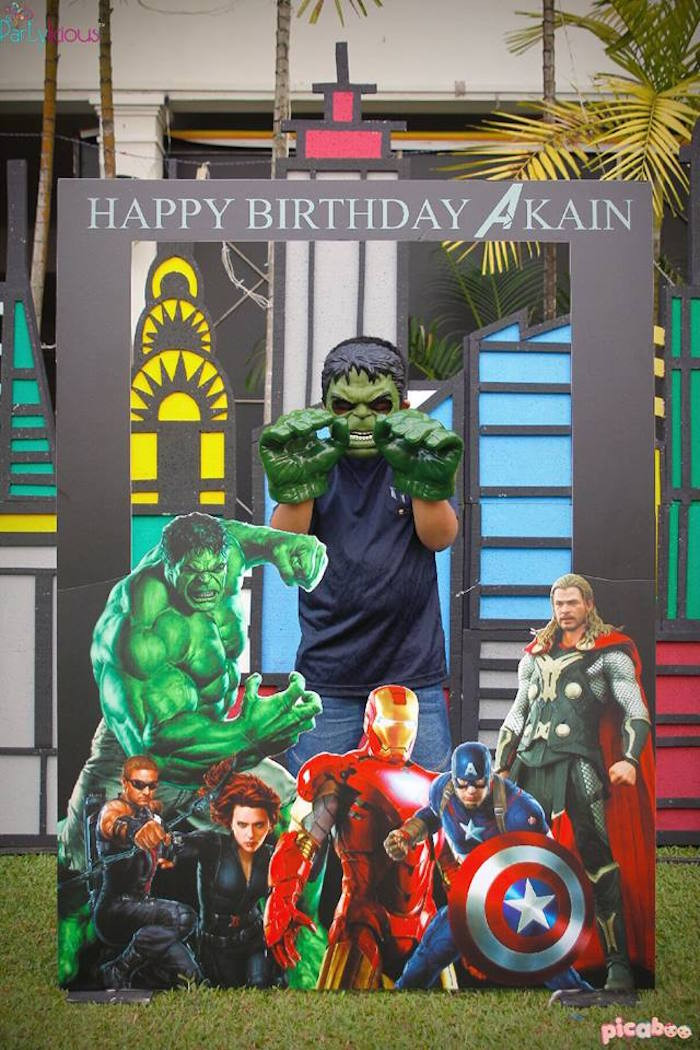 Avengers Themed Birthday Party Ideas
 Kara s Party Ideas Avengers Birthday Party