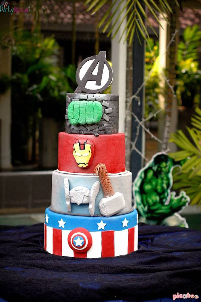 Avengers Themed Birthday Party Ideas
 Kara s Party Ideas Avengers Birthday Party