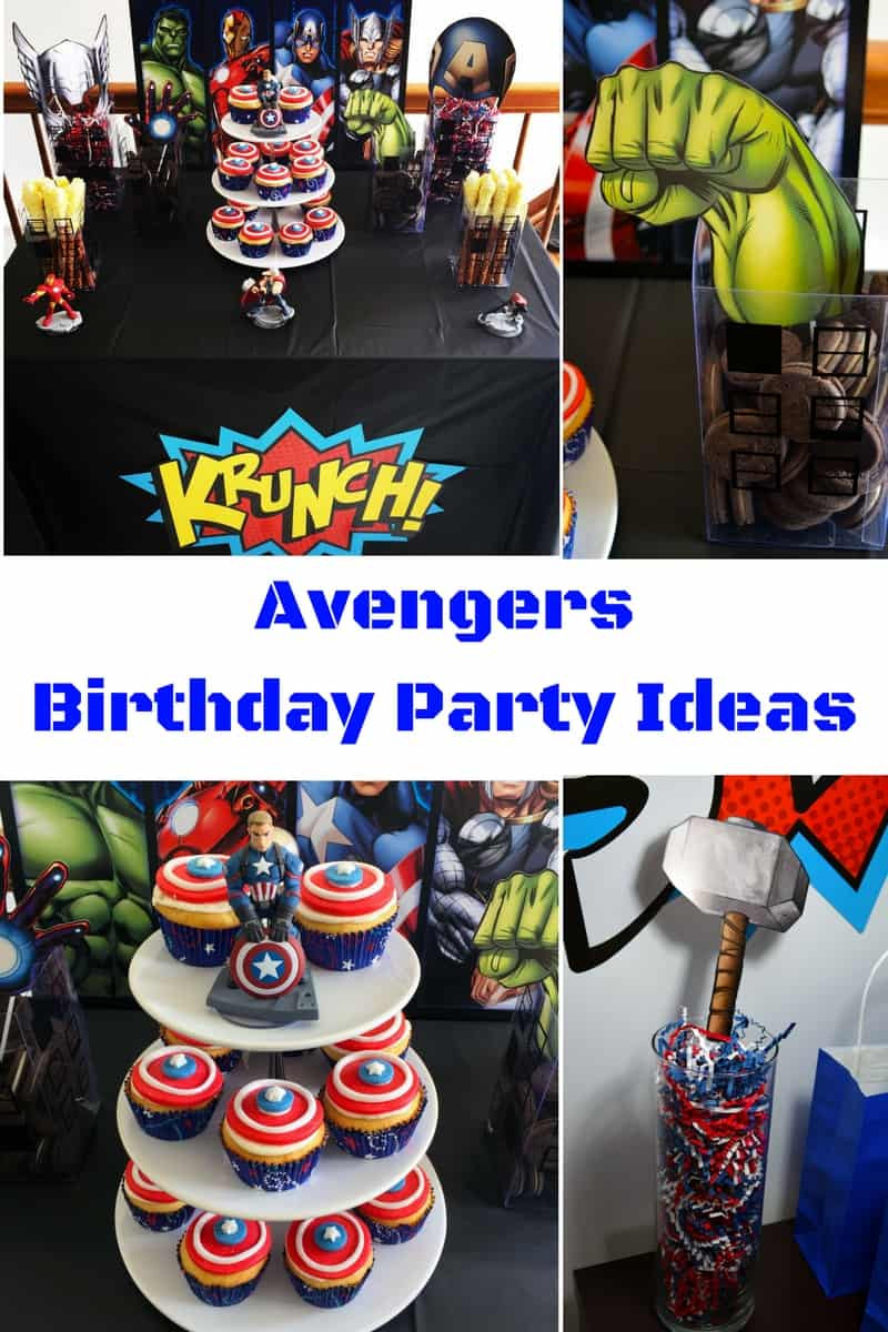 Avengers Themed Birthday Party Ideas
 Avengers Birthday Party With Ashley And pany