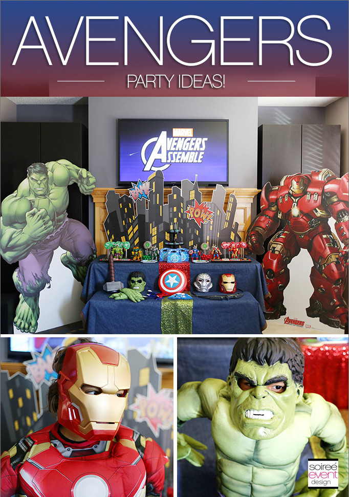 Avengers Themed Birthday Party Ideas
 MARVEL Avengers Party Ideas Soiree Event Design
