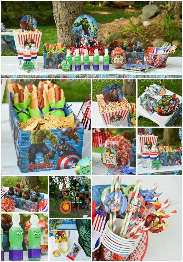 Avengers Themed Birthday Party Ideas
 How to Host a MARVEL Avengers Birthday Party on a Bud