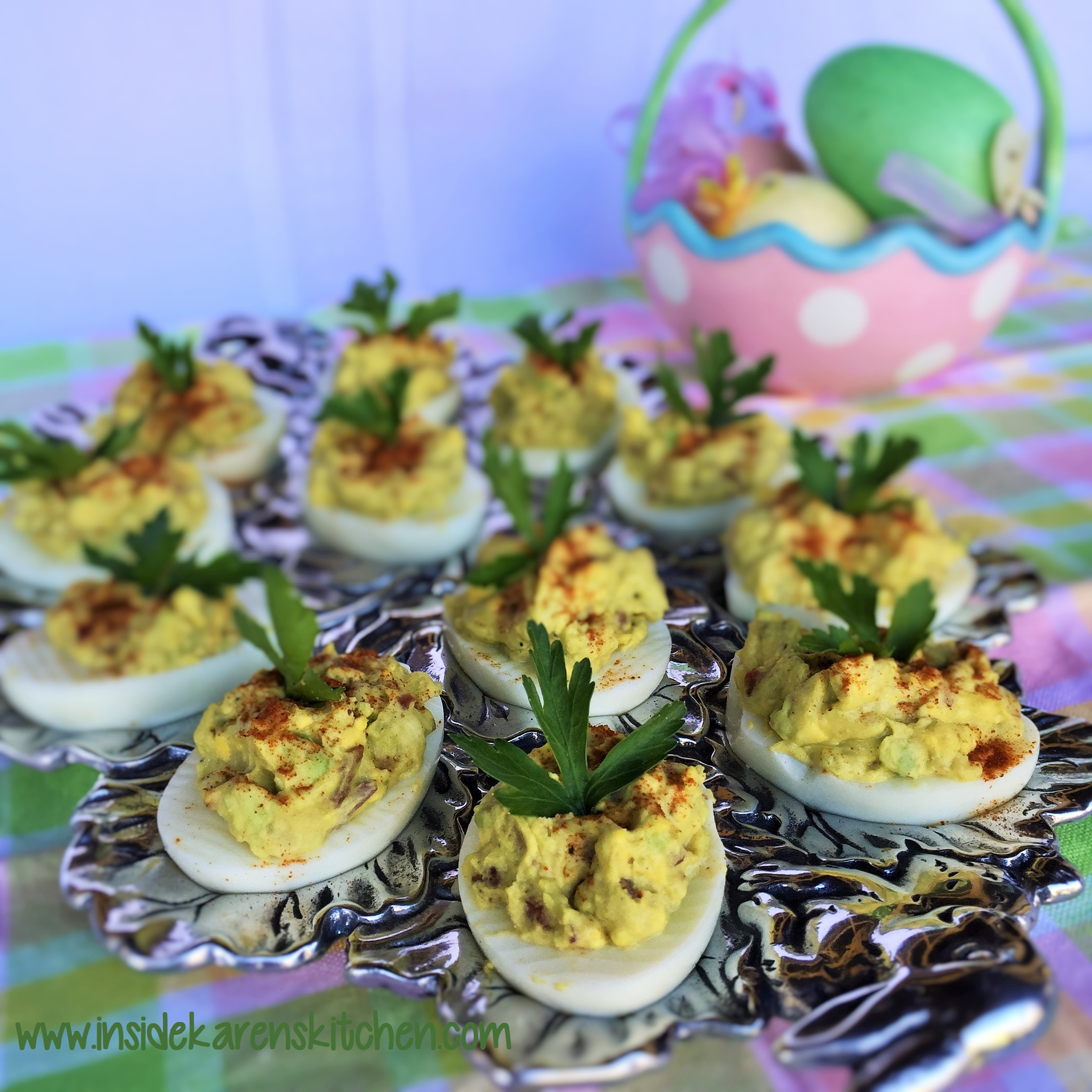 Avocado Deviled Eggs With Bacon
 Avocado Bacon Deviled Eggs